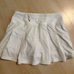 Lululemon Athletica White Skort Lightweight Casual